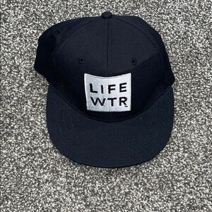 LIFEWTR Black Patch Snapback Hat